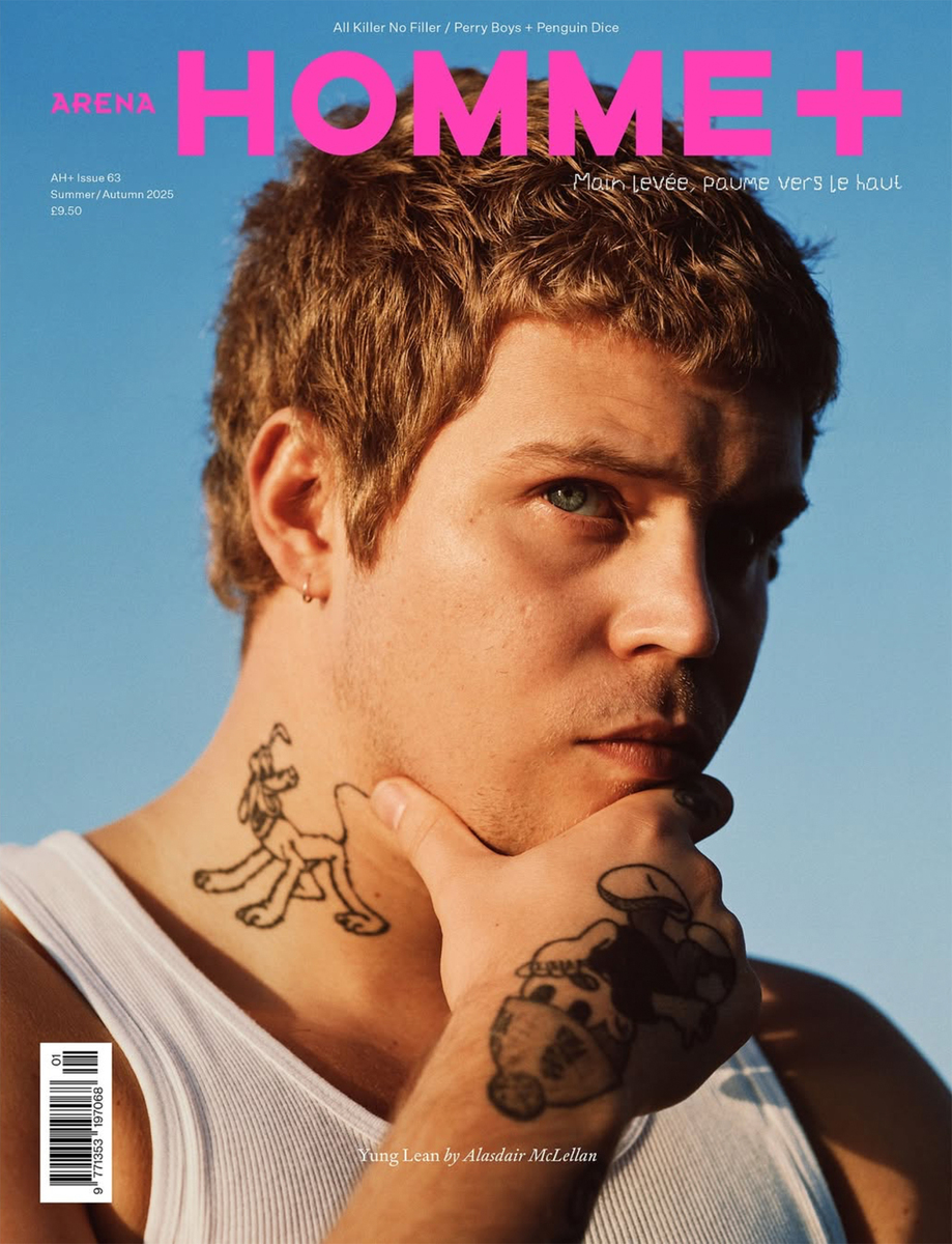 LUNDLUND : Yung Lean for Arena HOMME+