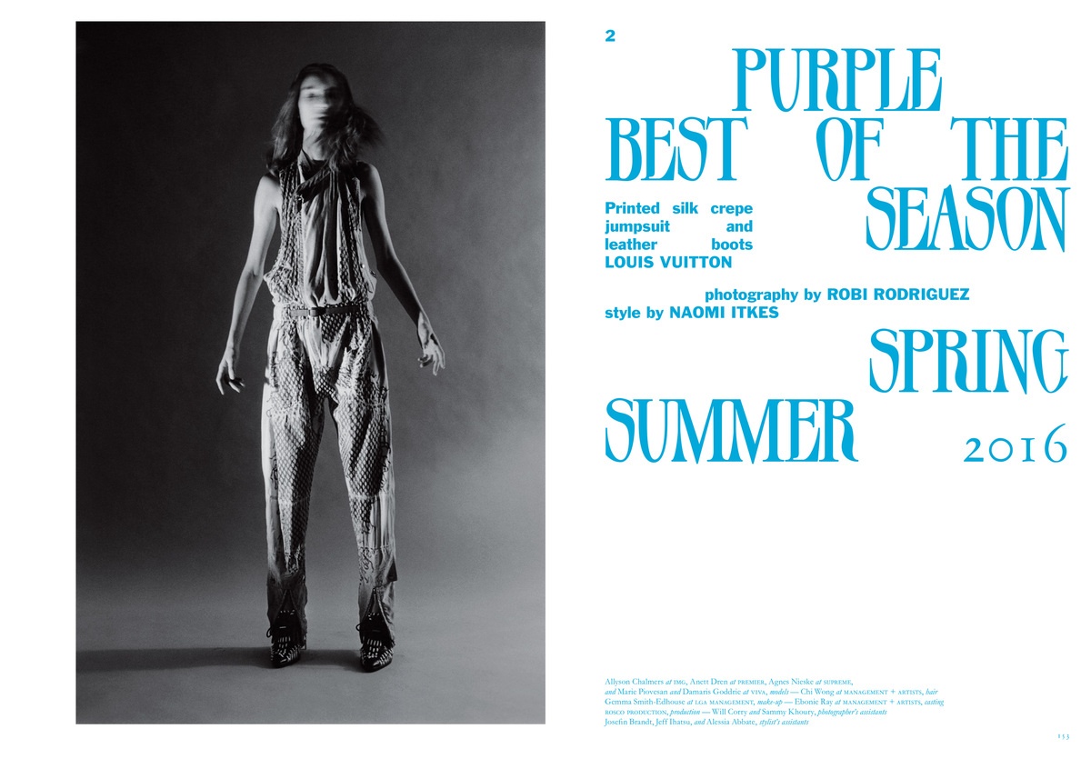 LUNDLUND : Purple Magazine #25